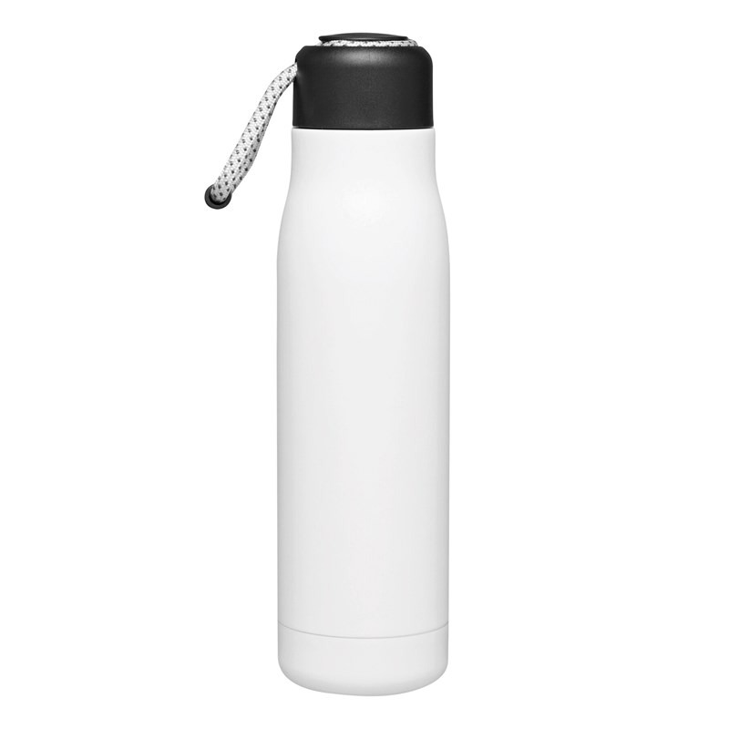 Werbeartikel Flasche Robusta Weiß