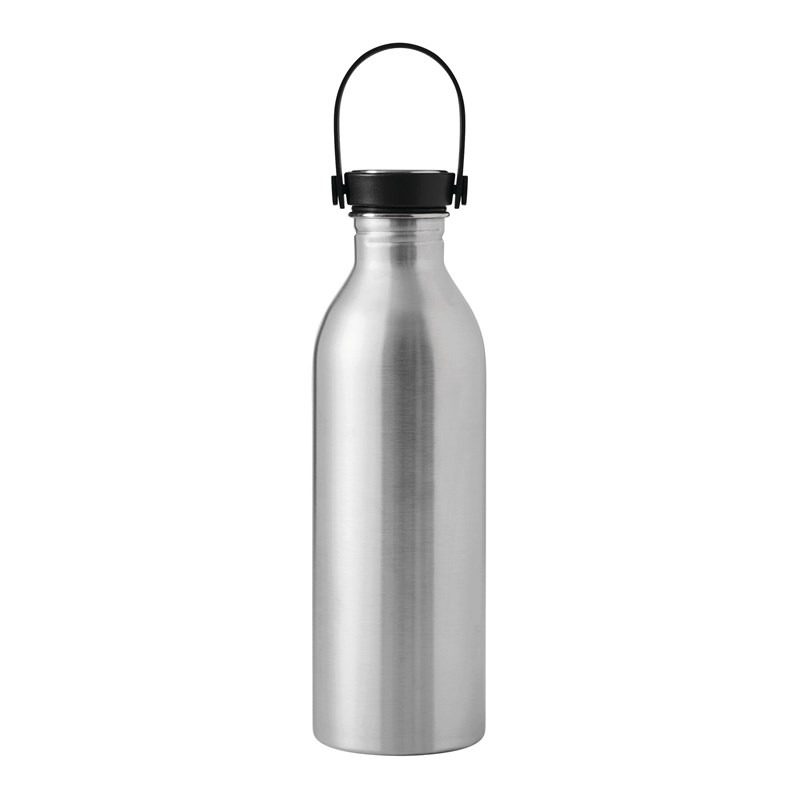 Werbeartikel Trinkflasche Get Fresh Silber