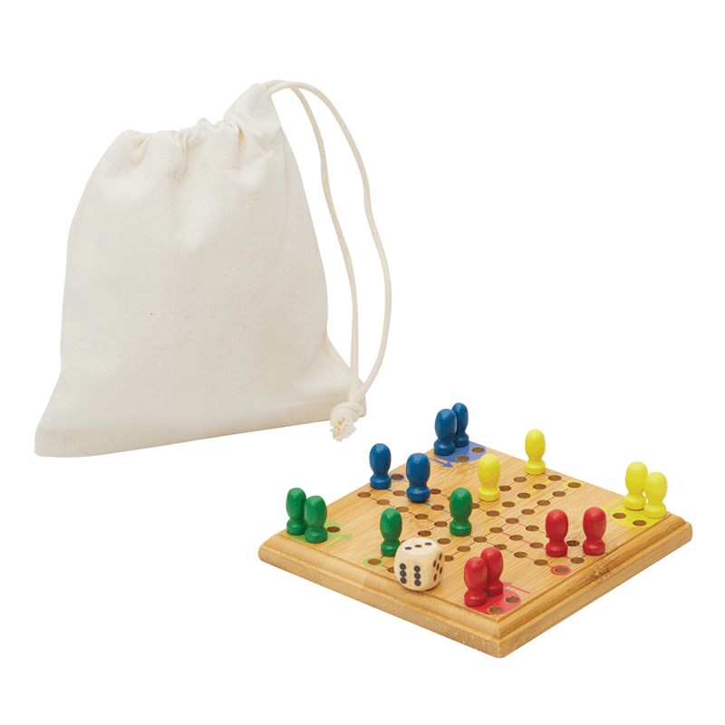 Werbeartikel Holzspiel Ludo
