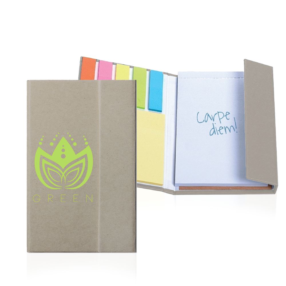 Werbeartikel Notizbuch "Little Notes" natur