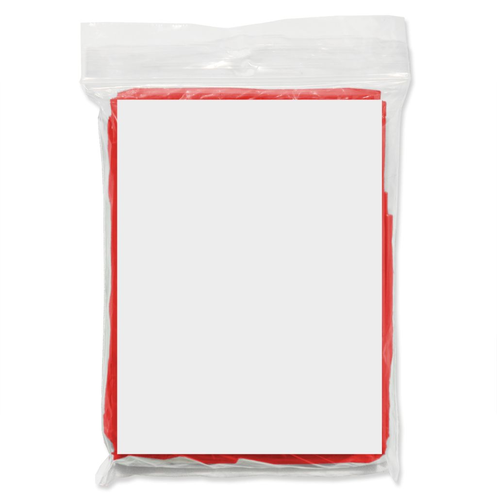 Werbeartikel Regenponcho rot