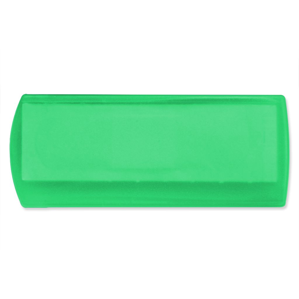 Werbeartikel Pflasterbox Pocket grün frosty