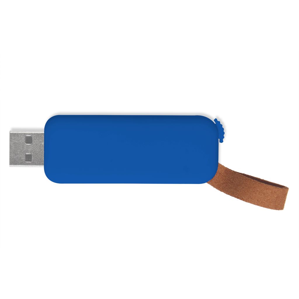 Werbeartikel USB Stick Slide 32 GB blau