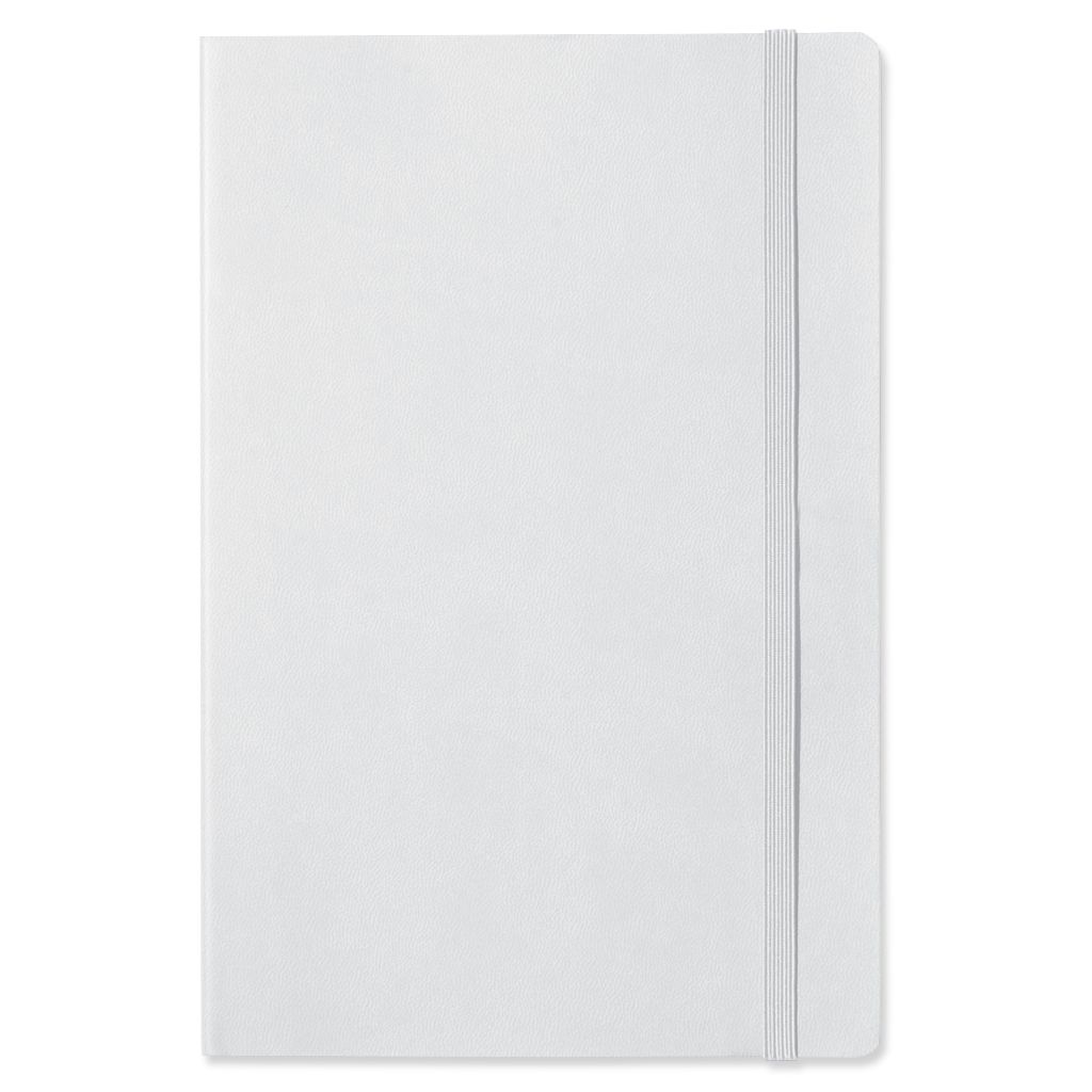 Werbeartikel Notizbuch weiss Storyteller