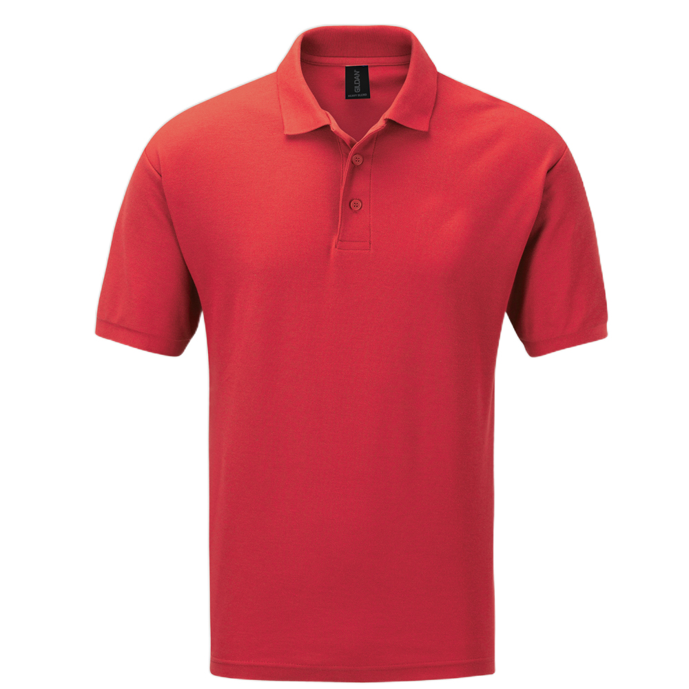 Werbeartikel Polo rot L Gildan Dry Blend 203 g/m²