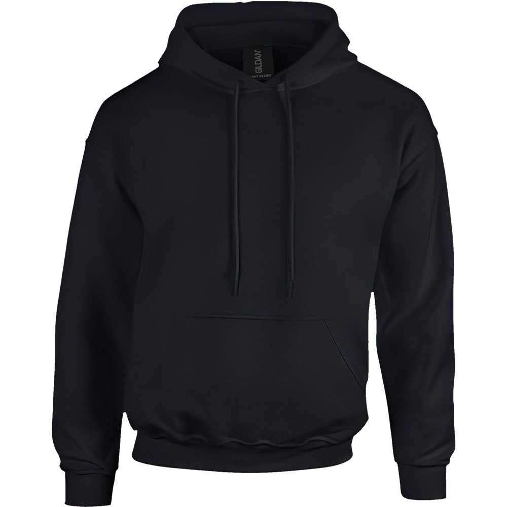 Werbeartikel Kapuzenpullover Schwarz L Gildan Heavy Blend 271g/m²