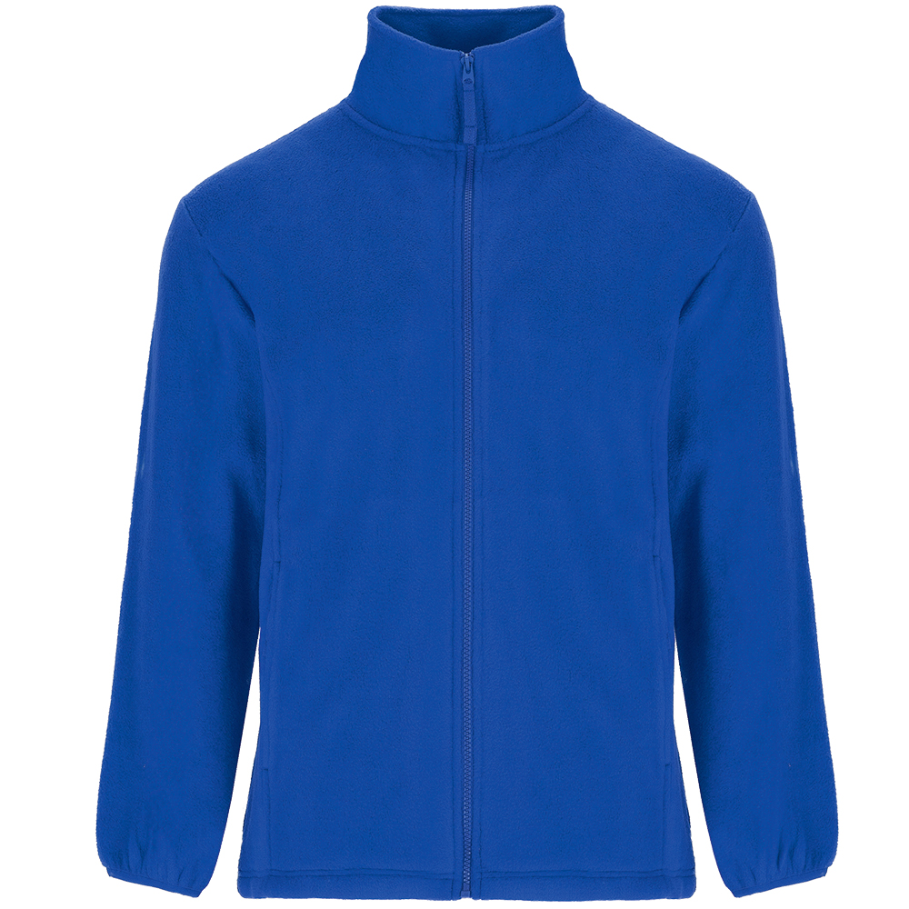 Werbeartikel Fleece Jacke Royal Blau XL