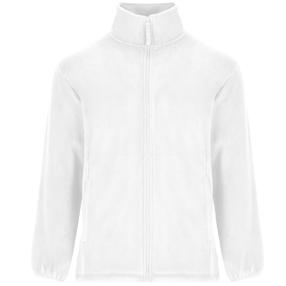 Werbeartikel Fleece Jacke Weiß 2XL