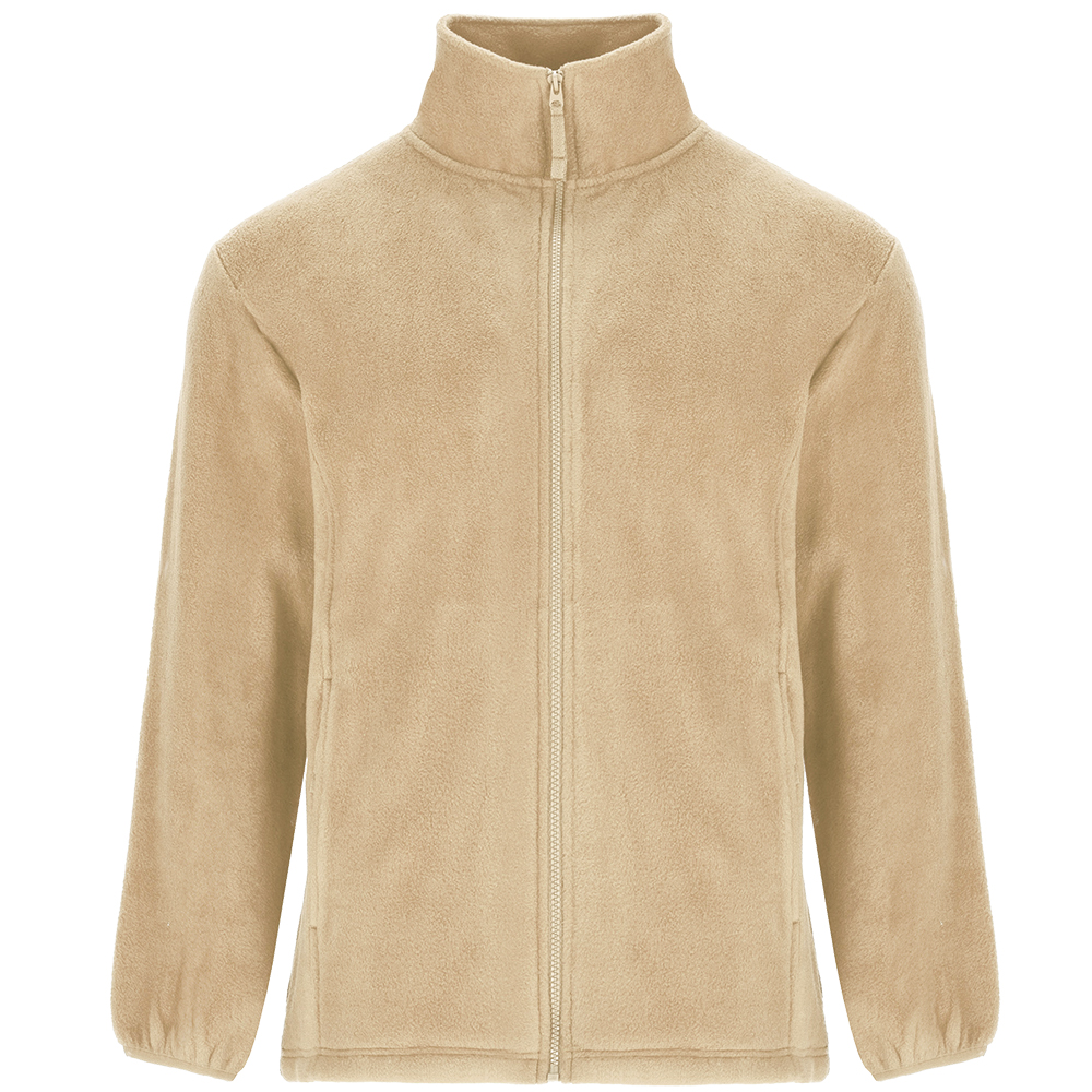 Werbeartikel Fleece Jacke Sand S