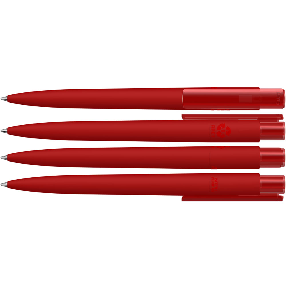 Werbeartikel Pet Pen Pro K Rot Transparent GUM Recycled