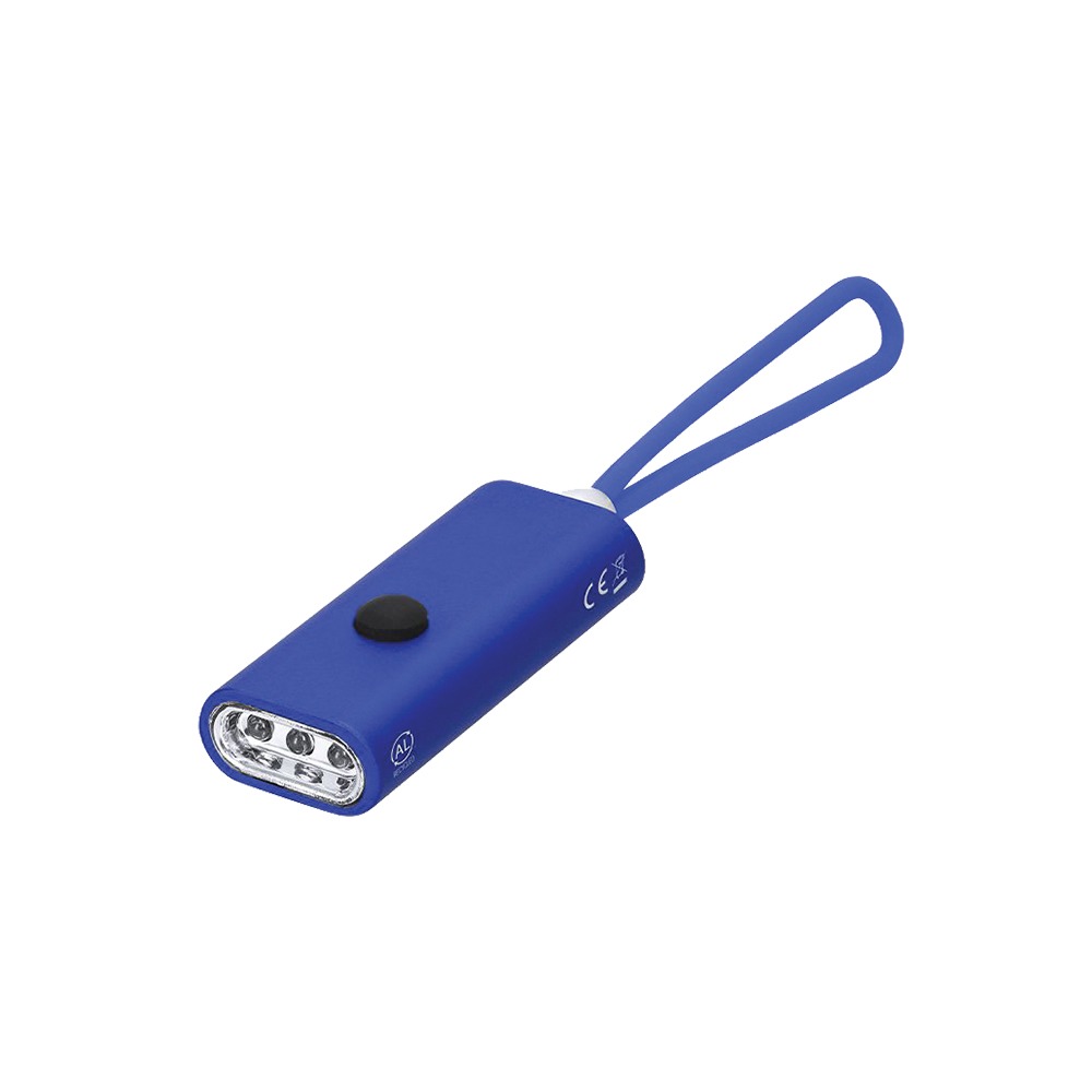 Werbeartikel Alu Taschenlampe Terbon Blau