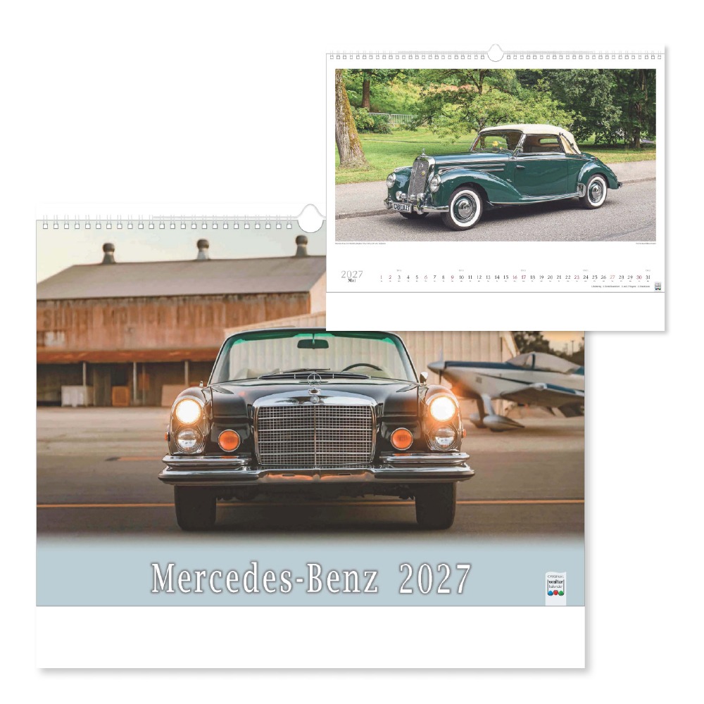 Werbeartikel Bildkalender Mercedes-Benz Ausführung ohne Werbedruck