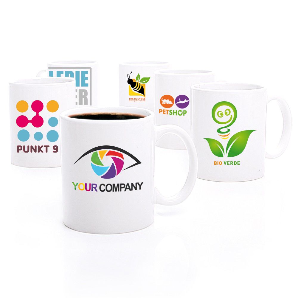 Werbeartikel Tasse aus Keramik in 4-farbig | personalisierbare Werbeartikel, Werbetassen