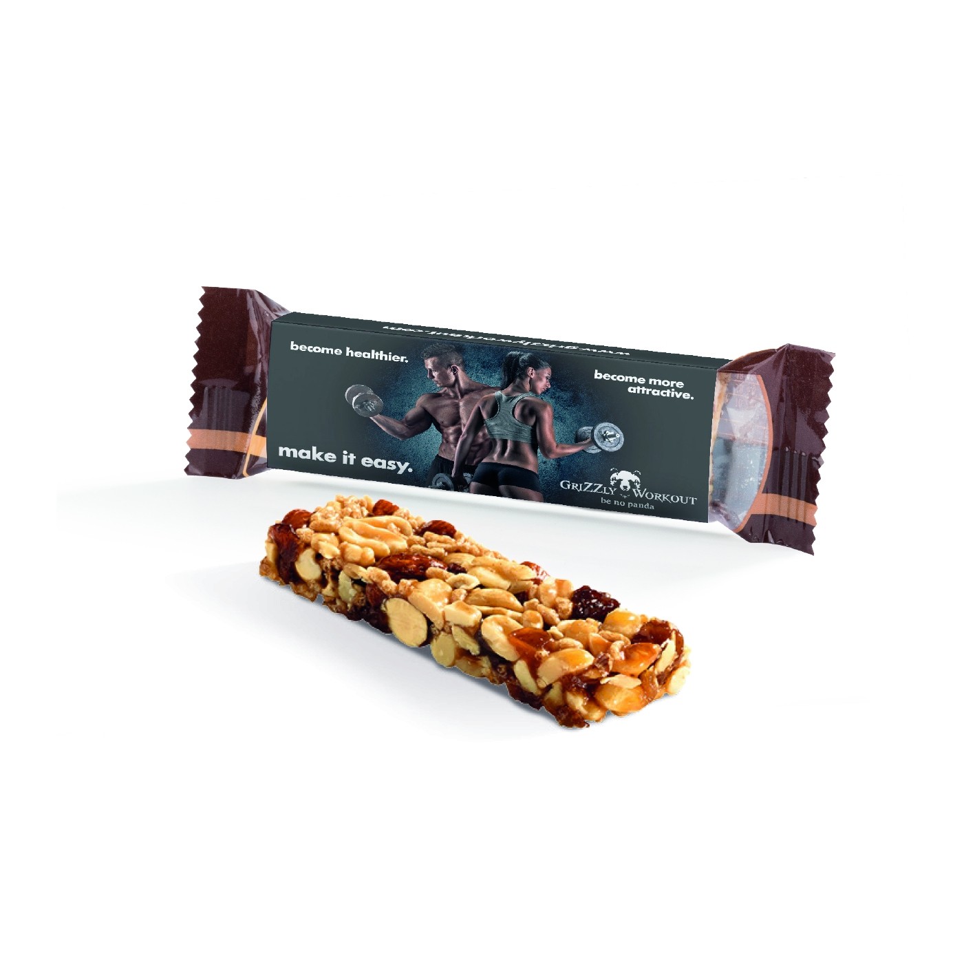 Werbeartikel Corny Müsliriegel Nussig 25g mit individuellem Druck