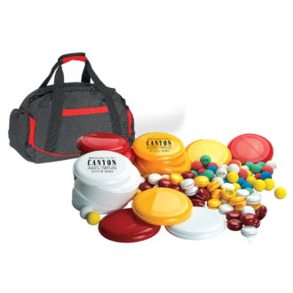 SPIELZEUGSET 201 Teile inklusive einfarbigem Werbedruck