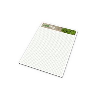 Schreibblock A5 Recycling 50 Blatt incl. 4c-Druck