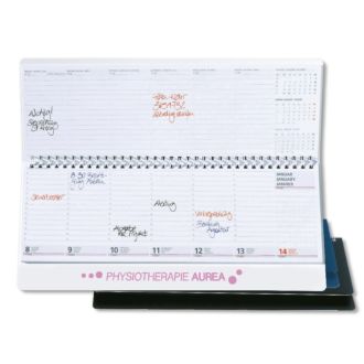 Querkalender mit Werbedruck 