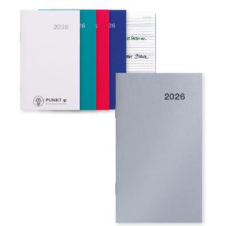 Taschenkalender mit Leinenstruktur