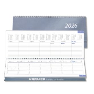 Querkalender silber 128 S. 