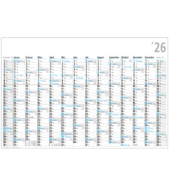 Posterkalender Ausführung ohne Werbedruck