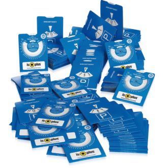 Werbetipp: 250 Parkscheiben inkl. einfarbigem Werbedruck