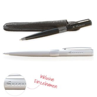 SENATOR Kugelschreiber Image im Leder-Etui, inkl. Gravur