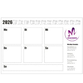 Schreibtischunterlage individuell