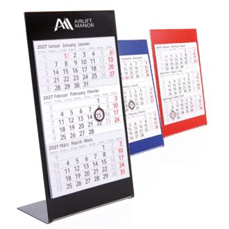 Metall-Tischkalender Desktop Colors, 2 Jahre