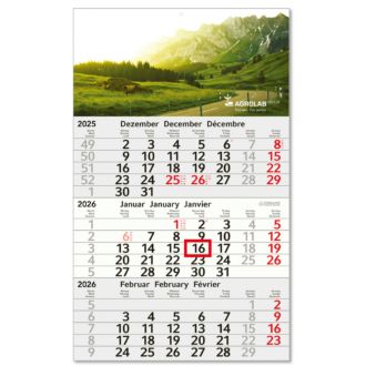 Recycling Budget 3 Monats-Kalender