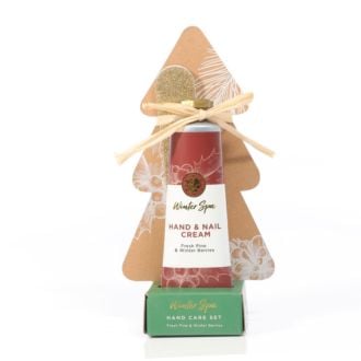 Handpflegeset Winter Spa in Tannenbaum Geschenkverpackung 30ml