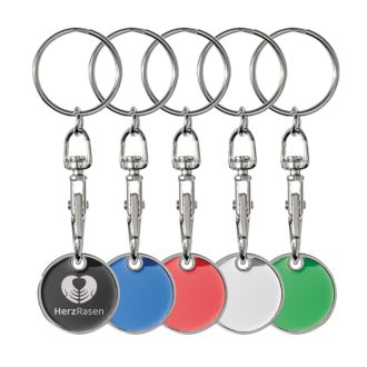 Schlüsselanhänger mit Einkaufschip