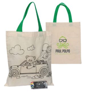 Baumwolltasche zum Ausmalen