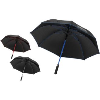 Regenschirm „Pongee“ mit farbigem Gestänge