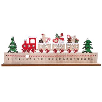 Adventsleiste Weihnachts- lokomotive