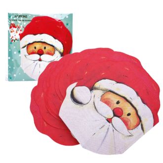 Serviette Weihnachtsmann 12er Set