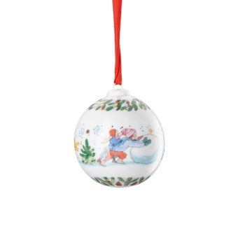 Hutschenreuther Kugel 2025 Weihnachtsspiele Sammeledition