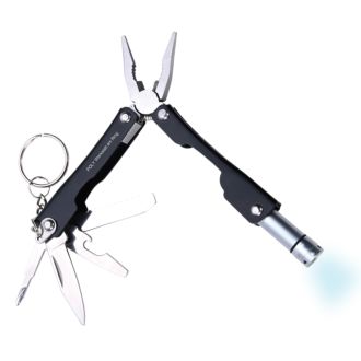 Edelstahl-Multitool schwarz Clifton