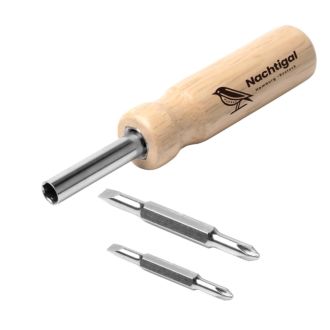 Multifunkt. Schraubendreher aus Holz