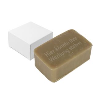 Schafmilch Seife Grün 28 g Lasergravur auf Seife möglich