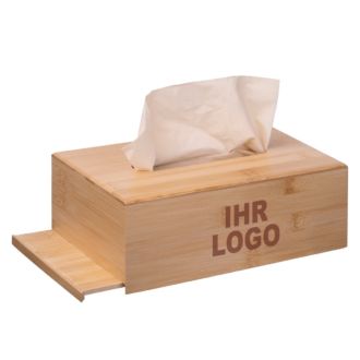 Bambusbox mit Kosmetiktüchern