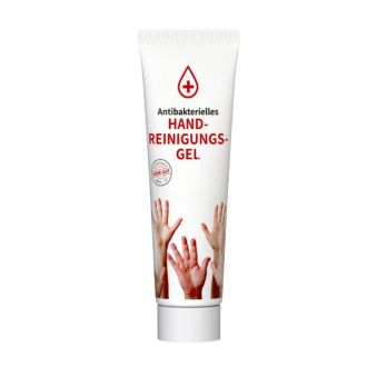 Handreinigungs-Gel klar 25 ml Tube incl.4c-Druck