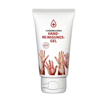 Handreinigungs-Gel klar 50ml Tube inkl.4c-Druck