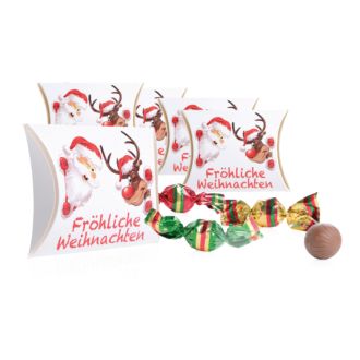 Faltschachtel Santa 30g Füllung 5er Set