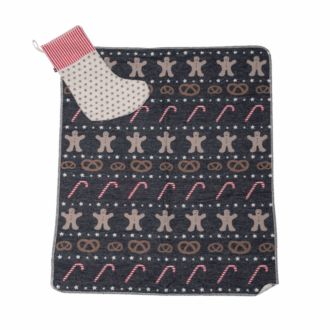 Fussenegger Decke im Strumpf Lebkuchenmann