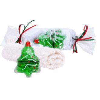 Geschenkeset Christmas Tree Duschgel 50ml m Wasch- handschuh