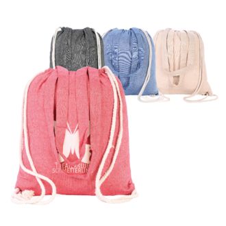 Gym-Cottonbag aus recycelter Baumwolle