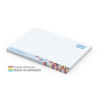 Haftnotizen Form 100 x 72mm green+blue