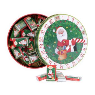 Heidel Adventskalender Dose Christmas Time mit Zeiger 72g