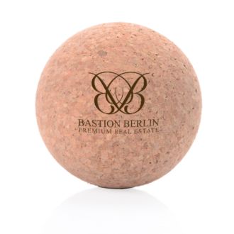 Kork Faszienball mit Werbedruck