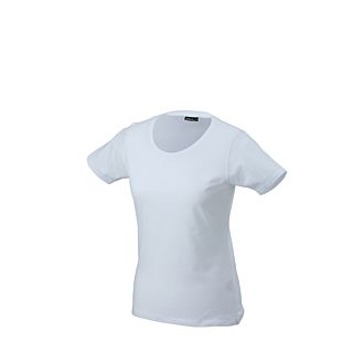 James & Nicholson Ladies Basic-T Weiß